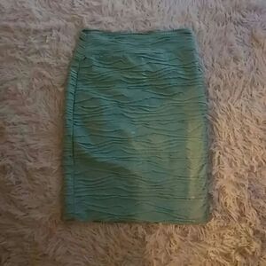 Mint green skirt